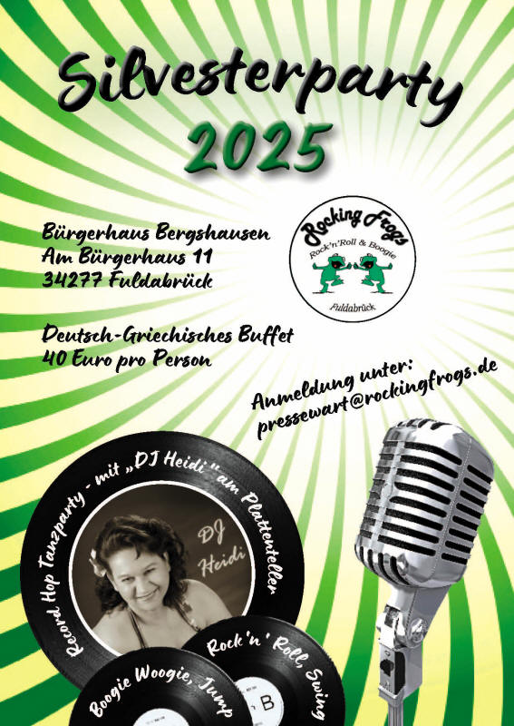 Silvester Tanzparty 2025